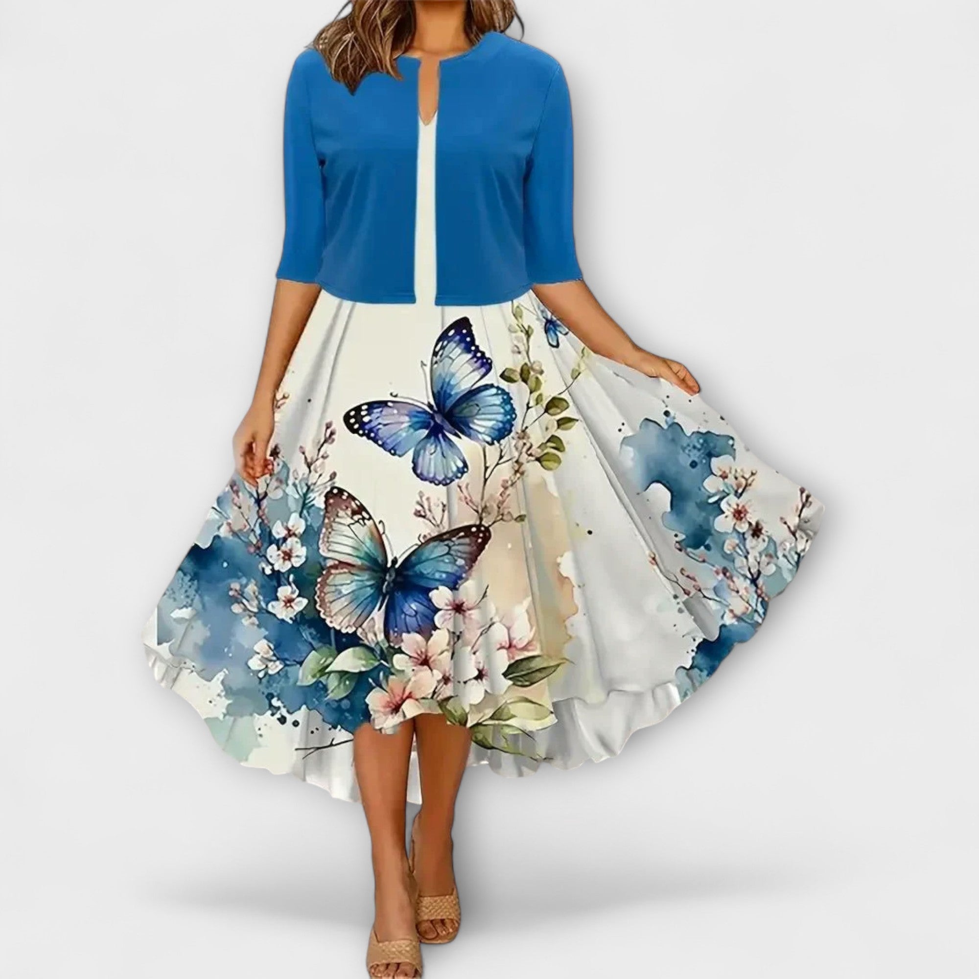 Women's Midi Dress with Jacket