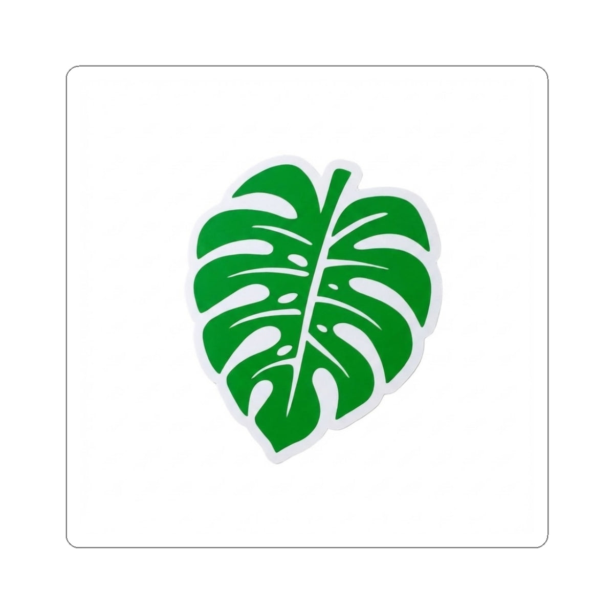 Green Leaf Sticker