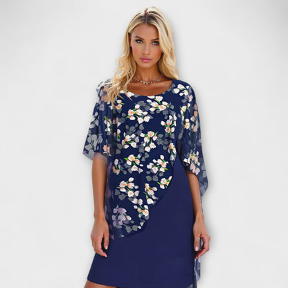 Lyanna - Floral Chiffon Dress for Women